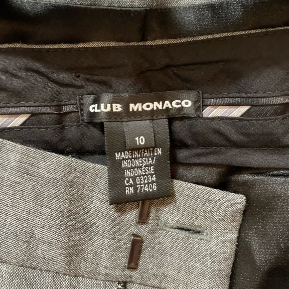 Club Monaco Grey Tailored Suit Set - Picture 8 of 16